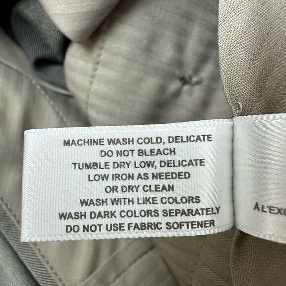 Cutter & Buck Men's Size 42x34 Golf Pants Neutral Oyster Taupe Pleat Front New - Picture 10 of 16